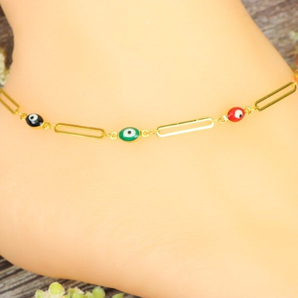 "Elegant Handmade Anklet – Delicate Jewelry for Women, MAR091475 - Picture 2 of 10